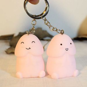 1PCS Funny Key Rings Silicone plastic Key Chain for Lovers Spoof Pinch Keyring Jewelry Individual Keychains for Couples joke G1019