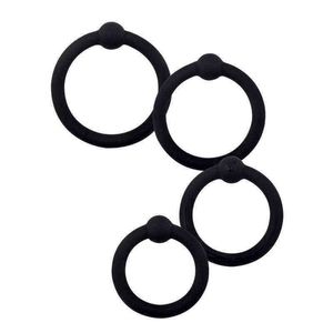 Nxy Cockrings Silicone Peni Anel Ejaculação Atraso Rings Anéis Dick Erection Canta Canta Casty Chastity Adulto Sexo Brinquedos Para Homens Trainer Sperm 1209