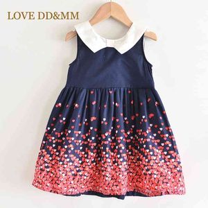 Amore DDMM Girls Abiti Vestiti per bambini Sweet Love Flower Princess Bambini Abiti per ragazze Abbigliamento Costume 210715