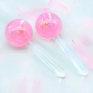 Novos globos de gelo de refrigeração facial com Petal Rack Roller Massager Energy Crystal Ball Wave Water para Massagem Olhos Beleza Cuidados com a pele Ferramentas