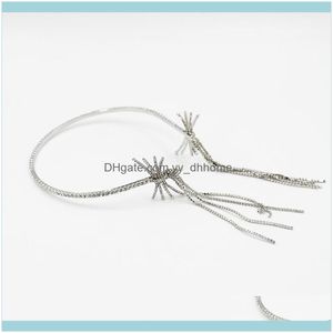 Haarschmuck Schmuck Haarspangen Haarspangen Strass Quaste Mädchen Stirnband Mode Temperament Koreanische Version von Schneeflocke Fransen Aessorie