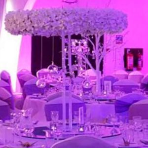 Vazen cm lang bruiloft decor metalen boog partij achtergrond frame geometrische achtergrond decoratie gouden bloem stand tafel middelpunt