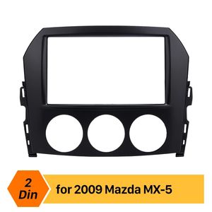 2 DIN CAR DVD Leitor de DVD Trim Bezel Rádio Fáscia Quadro Kit de capa para Mazda MX-5 173 * 98/178 * 100/178 * 102mm Painel Dash