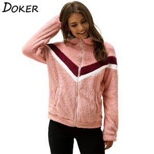 Herbst Winter Fleece Dicke Sweatshirts Frauen Rollkragen Reißverschluss Warme Weibliche Hoodies Mode Plus Größe Vintage Sweatshirt 210603