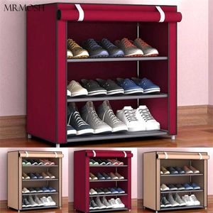 Shoe Rack Multifunction Oxford Fabric s Shelves Household Economy Case Dustproof Storage Organizers Cabinets 211112