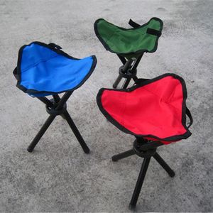 Three Legged Stool For Outdootr Camping Hiking Folding Chair Seat Easy To Carry Thicken Fishing Stools