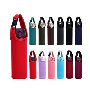 Other Drinkware High Quality Portable Beer Glass Single Neoprene Bottles Cooler Sleeve Holder Cover Bag Water Bottle 450ml Tote Cup Covers SN5553
