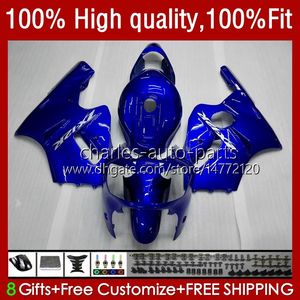 Carene iniezione per KAWASAKI NINJA ZX1200 ZX 12R 1200CC 1200 CC ZX1200C ZX 12 R 02-06 3No.5 ZX12R 02 03 04 05 06 ZX-12R 2002 2003 2004 2005 2006 Kit corpo OEM completamente blu lucido