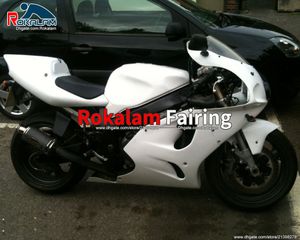 Vit Fairings Parts Ninja för Kawasaki ZX7R ZX 7R 1996 1998 1997 2000 2001 2002 Eftermarknad Bodywork Fairing Kit Motorcykel Fairing Set