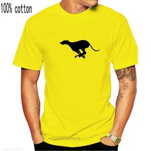 ニットグレイハウンドランニングTシャツ男100％コットンの古典的な面白いカジュアルなティーシャツ特大S-5XL Hompe Hiphop Tops