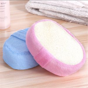 Spugna per doccia con sfera da bagno in spugna di luffa naturale in 3 colori per spazzola per massaggio sano per tutto il corpo 10 pezzi