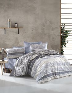 Världen Ranforce Dubbel Personlighet Duvet Cover Set Decor Grey