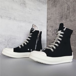 2023 High Top Oryginalne wiosenne męskie buty Man Man Flat Sole Canvas Shoes Style Style Mody Sneaker