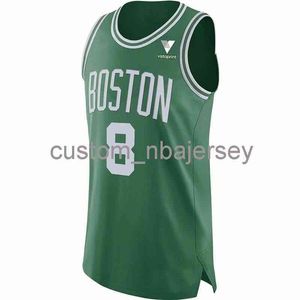 Mens Women Youth Kemba Walker #8 Jersey stitched custom name any number