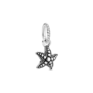 Gioielli da donna in forma Pandora Charms Bead 925 Silver Love Bracciale Starfish Pendant Fashion Safety Slide Bracciali Perline Catena di gioielli Charm Beaded