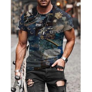 メンズTシャツOGKB Tシャツ3Dプリントストリートスタイル面白い半袖Tシャツ夏原宿カジュアルストリートウェアトップスヒップホップ卸売
