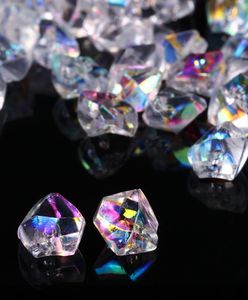 Akrilik Buz Kayaçları Sanat El Sanatları DIY AB Renk Taş Masa Konfeti Düğün Kristal Hazine Gem Elmas Rhinestone Vazo Dolgu Gevşek Boncuk Parti için