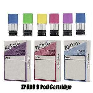Original ZPODS S Pods Cartridge Disposable E Cigarettes ml Prefilled Carts Not Leaking Pod For ZFIT ZSTICK Battery Vape Pen Kit