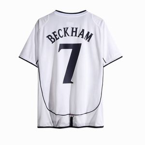 Top Thailand A+++2002 England Retro-Fußballtrikots/Beckham Homeaway/06 Owen/Rooney/Gerrard/Terry/Campbell/Shirt/Lampard/Scholes/Fußball-Trainingsuniform