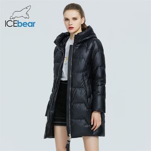高品質ブランドパーカーの婦人服製品冬の暖かいミッドレジストレディースパッドドジャケットGWD6I 210923