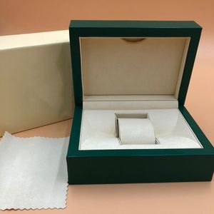 Box Mens Watch Wood Box Original Inner Ytter Kvinnor Watches Papers Present Bag Wristwatches Box Watch Case