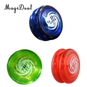 Kunststoff D1 Spin Ball Professionelles YoYo Größe E Lager mit Schnur für Kinder Kinder Erwachsene Klassisches Spielzeug Grün G1125