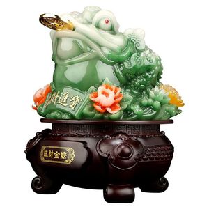 Obiekty dekoracyjne Figurki chińskie styl żywicy złoty emaliowany ozdoby salon biurowy sklep showcase dekoracji domu rzemiosła sztuki