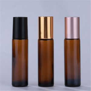 Essential Oil Frosted Amber Cobalt Perfume Bottle ml Roller Ball Travel Använd nödvändigheter