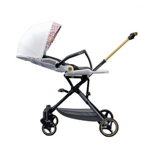 Wózki wózkowe # wózek Ultra-Light Składany parasol wózek na urodzenie Parm High Landscape Travel Trolley