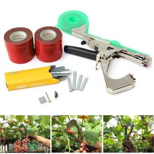 Tying Machine Plant Garden Plant Bundle Tapetool Tapener With 12 Rolls Of Tape, Used For Vegetables, Grapes, Tomatoes, Cucumbers 210719