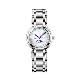 Fashion damski zegarek Diamond Kwarc Prosty temperament, dokładny czas podróży, rzymski dosłowne stalowe bransoletka rozmiar 30 mm
