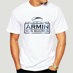 Мужская белая хлопковая футболка Armin Van Buuren a State of Trance, хорошее качество-2149a