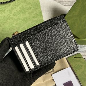 Coin purses mini wallet card holders Brand designers purse wallets genuine leather zipper Bag 7-A quality Accessoires Key Wallets 4 models Serial Number giftbag