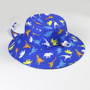 Caps & Hats Double-sided Soft Cotton Summer Baby Sun Hat Infant Boys Girls Bucket Protection Denim Toddler Kids Tractor Cap