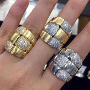 MissVikki Luxury Trendy Vintage Golden Rings Smycken Saudiarabiska Dubai Ring Aretes de Mujer Modernos Högkvalitativ 2021
