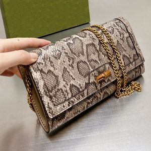 High Luxurys designer bamboo flap bag Classic Top Quality Ladies 2021 handbag Women fashion mother printing handbags shoulder bags cossbody wallet Leather Artwork