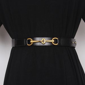 Simple Design Plain Real Cow Leather Belt Women Waistband Fashion All Match Jean Pant Dress Belt Genuine Leather Waist Belt