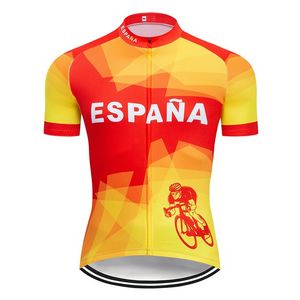 Verão Mens Equipe Ciclismo Jerseys MTB Camisa Mountain Bike Roupas Quick Seco Bicicleta Roupas Curto Maillot Roupa Ropa de Ciclismo