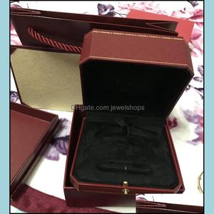 Schmuckschatullen Verpackung Display Liebesarmbänder Originalbox Silber Roségold Armband Schraube Schraubendreher Armreifen Ring Hochwertige Tropfenlieferung