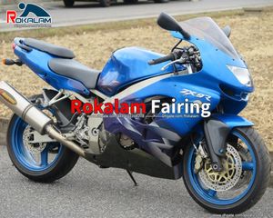 Blue Fairings Kit för Kawasaki Ninja ZX9R 1998 1999 ZX 9R Motorcykeldelar Plastisk karosseri Cowling Fairing (formsprutning)