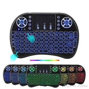 50pcs Rii I8 Backlit Wireless Keyboard Backlight Air Mouse Remote control With Touchpad For X96 Mini Max Android TV Box Cheapest on Dhgate