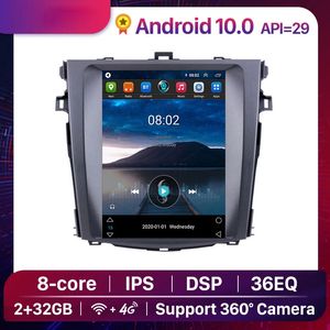 2006-2012のための車DVDマルチメディアプレーヤートヨタカローラAndroid 10.0 HDタッチスクリーンDSP IPS 8コアGPSナビゲーション