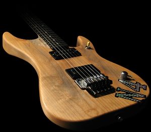 Promition! Wash N4 Nuno Bettencourt Natural Electric Guitar Ash Body, Maple Neck, Abalone Dot Inlay, Tremolo Bridge, Stephens Extend Cutaway