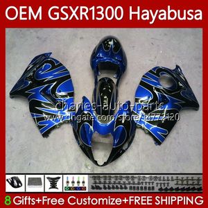 Suzuki GSX R1300 için Enjeksiyon Hayabusa GSXR 1300 CC Blue Lames 14 15 16 17 18 19 Vücut 77NO.289 GSXR-1300 1300CC 08-19 GSXR1300 08 2008 2009 2010 2011 2012 2013 PERAKTİK