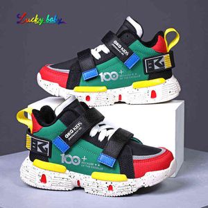 2021 Boys running shoes 6 Autumn models 7 children's sneakers 8 boys Winter 9 big kids shoes Mesh surface Warm 10 years G1210