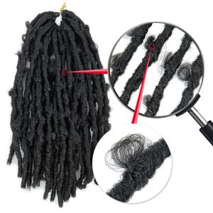 ロングシンセティックかぎ針編みのバタフライのロケの髪の伸びれ18インチプリループされたOmbreのバグのスポッティングノットかぎ針編みのフック2021ファッションスタイル