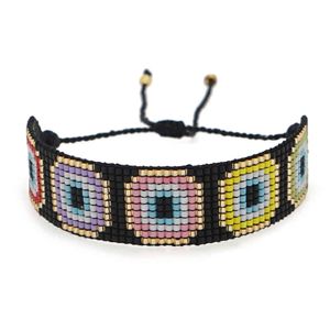 Go2boho turkiska onda ögat för kvinnor smycken miyuki kvinnors armband kvinnliga handgjorda pulsera bästa vänner gåvor