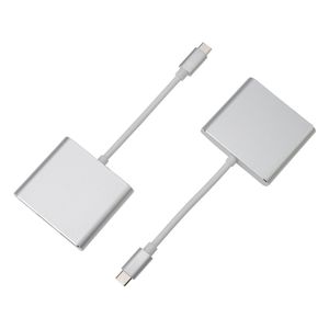 Multiopt Adapter USB3.1 Type-C до 4K HD-Out 1080p Connectors USB-C Digital AV 4K OTG USB 3.0 HUB Зарядное устройство для MacBook Tablet