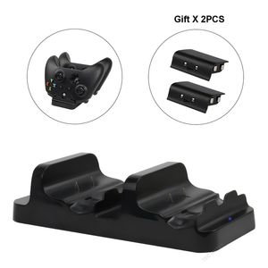 Dual Battery Charger For XBox One Slim/X Controller Accessories Joystick Charging base Dock Station Stand Gamepad Controle