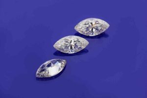 Starsgem 3.5*7mm 0.4ct Excellent Marquise Cut Gemstone Test Passed Positive Loose Moissanite Stone for Women Jewelry